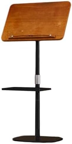 Adjustable Floor Stand Podium with Tray, Perfect for Holding Textbooks and Sheet Music, Ideal for Presentations and Performances in Saudi Arabia