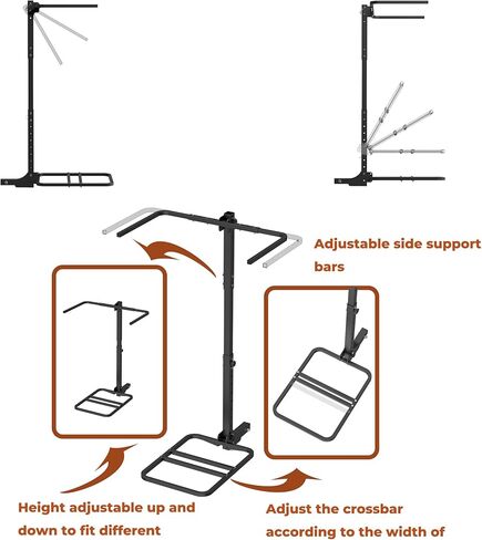 300LBS RV Kayak Rack for 2 Kayaks up to 12FT – Heavy Duty Vertical Hitch Mount Carrier with Reinforced Anti-Bend Base, Adjustable Height, Anti-Loosening Screws – Fits 2" Receiver for RV, Truck, SUV in Saudi Arabia
