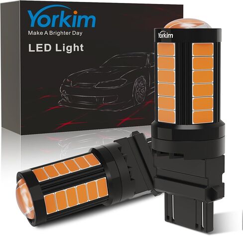 Yorkim 194 LED Bulb CANBUS Error Free T10 LED Bulb 6-SMD 2835 Chipsets 2825 LED Bulb 168 W5W LED Bulb No Polarity Replacement Bulbs for Map Dome Trunk Liscense Plate Lights 10-Pack 194 LED Bulb White in Kuwait