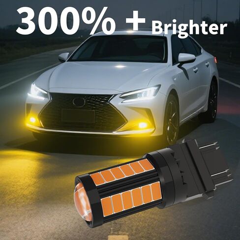 Yorkim 194 LED Bulb CANBUS Error Free T10 LED Bulb 6-SMD 2835 Chipsets 2825 LED Bulb 168 W5W LED Bulb No Polarity Replacement Bulbs for Map Dome Trunk Liscense Plate Lights 10-Pack 194 LED Bulb White in Kuwait