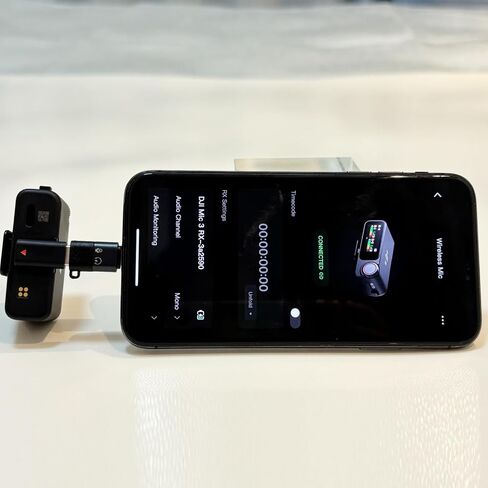 لمحولات DJI Mic 3 Type C إلى Lightning، ومحول USB C إلى Lightning، والشحن السريع ونقل البيانات لهاتف iPhone 14 13 الذكي/PC/Mac ملحقات موصل مستقبل الميكروفون اللاسلكي (عبوة واحدة) in Kuwait