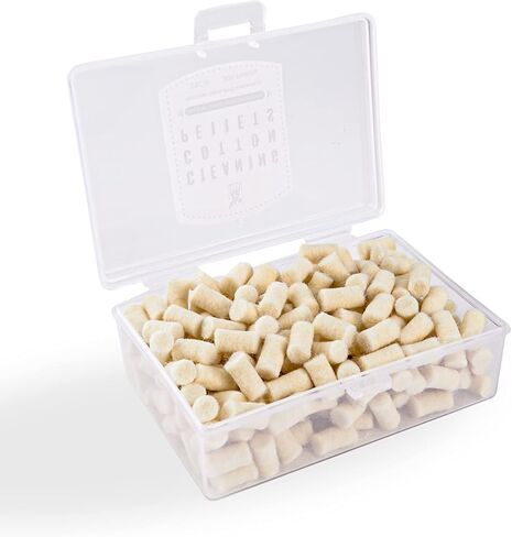 حبيبات تنظيف من الصوف القطني للتنظيف من uolent للصيانة. عيار 22.177 عدد 300 مع صندوق تخزين in Kuwait