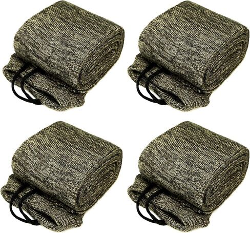 GUGULUZA 4-Pack Thick Gun Socks for Storage Rifle and Shotguns with or without Scope, Silicone-Treated, Drawstring Closure, 52 Inches in Saudi Arabia