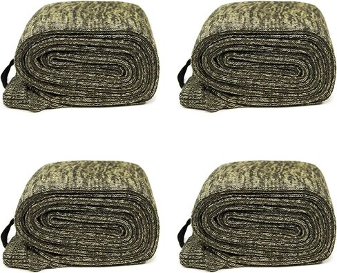 GUGULUZA 4-Pack Thick Gun Socks for Storage Rifle and Shotguns with or without Scope, Silicone-Treated, Drawstring Closure, 52 Inches in Saudi Arabia