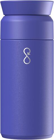 Ocean Bottle Brew Flask 12 oz | Insulated Travel Flask for Hot & Cold Drinks | Recycled Stainless Steel | Sustainable, Eco Friendly Gift (Shale Green) in Kuwait