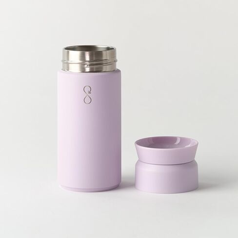 Ocean Bottle Brew Flask 12 oz | Insulated Travel Flask for Hot & Cold Drinks | Recycled Stainless Steel | Sustainable, Eco Friendly Gift (Shale Green) in Kuwait