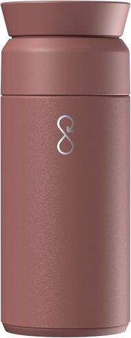 Ocean Bottle Brew Flask 12 oz | Insulated Travel Flask for Hot & Cold Drinks | Recycled Stainless Steel | Sustainable, Eco Friendly Gift (Shale Green) in Kuwait