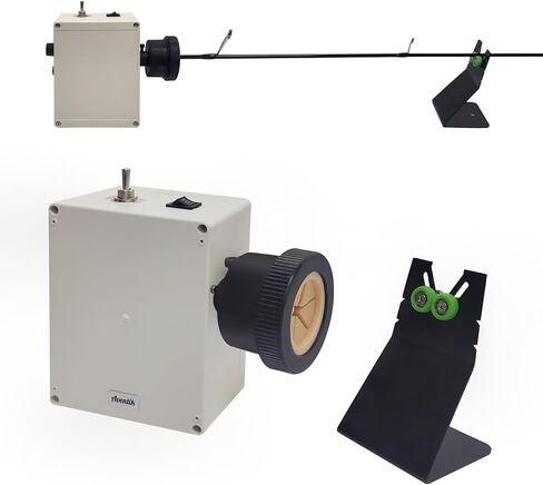 Aventik Fishing Rod Dryer for Rod Building & Epoxy Drying Wrapping and Winding Machine Rod Building Tool Fishing Rod Repair Kit in Saudi Arabia