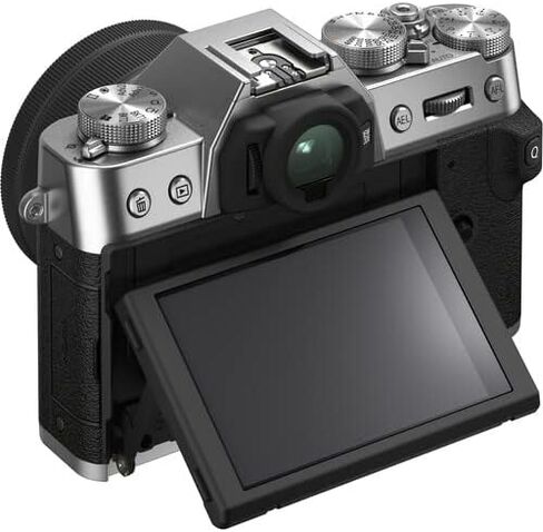 FUJIFILM X-T30 II Mirrorless Camera with XC 15-45mm OIS PZ Lens (Silver) (16759768) Bundle with 64GB Memory Card + Soft Case + Compatible Battery + Flexible Vlogging Tripod + Remote + More in Kuwait