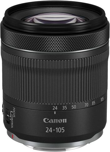 Canon EOS R7 Mirrorless Camera with Canon RF 24-105mm f/4-7.1 IS STM Lens + 64 GB Memory + Video LED Light + Microphone + Camera Case + More (26pc Bundle) (Renewed) in Saudi Arabia