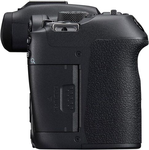 Canon EOS R7 Mirrorless Camera with Canon RF 24-105mm f/4-7.1 IS STM Lens + 64 GB Memory + Video LED Light + Microphone + Camera Case + More (26pc Bundle) (Renewed) in Saudi Arabia