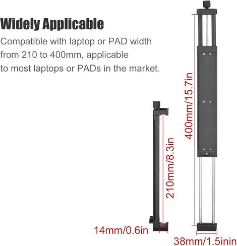 SUNWAY PC-05 Universal Big Laptop Stand for Arca Swiss Tripod, Laptop Holder for MacBook pro, Tablet Mount for Pad, Tripod Pad Adapter in Saudi Arabia