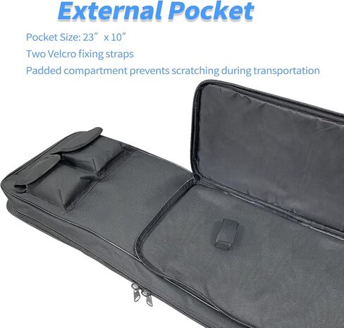 Sutekus Tactical Double Rifle Case, Gun Case, Padded Rifle Storage Backpack Integrated Pistol and Magazine Storage (3 Sizes 2 color) in Saudi Arabia