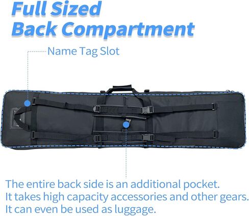 Sutekus Tactical Double Rifle Case, Gun Case, Padded Rifle Storage Backpack Integrated Pistol and Magazine Storage (3 Sizes 2 color) in Saudi Arabia