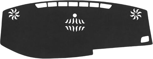 Dash Cover for Kia Seltos SUV 2021-2023 Accessories-Black Flannel Dashboard Cover Mat-Car Dashboard UV Sun Protection in Saudi Arabia