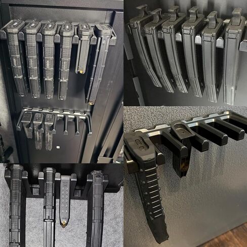 ABS Magazine Holder, Ar Magazine Holder for Gun Safe, Mag Storage Rack for Pmag, Glock, Amend 2, Hexmags, Mftmags, Magpulmag in Saudi Arabia