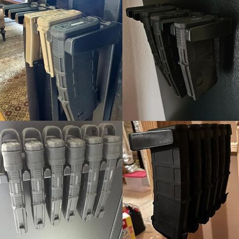 ABS Magazine Holder, Ar Magazine Holder for Gun Safe, Mag Storage Rack for Pmag, Glock, Amend 2, Hexmags, Mftmags, Magpulmag in Saudi Arabia