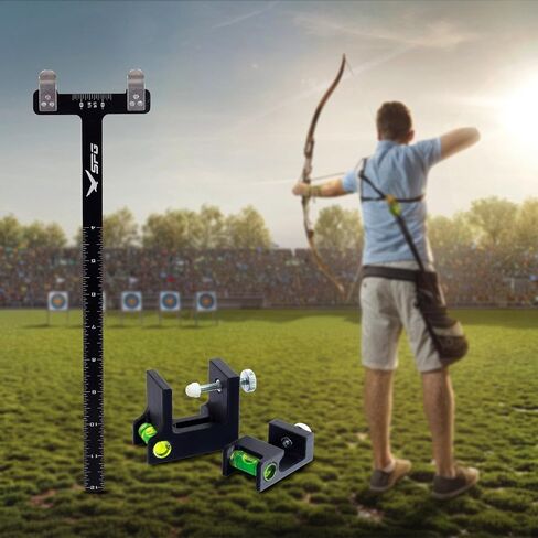 SPG Bow Square Level Kit 2 Pack - Archery Bow String Level Turning Kit, T-Shape Measurement Tool for Recurve Bows in Saudi Arabia