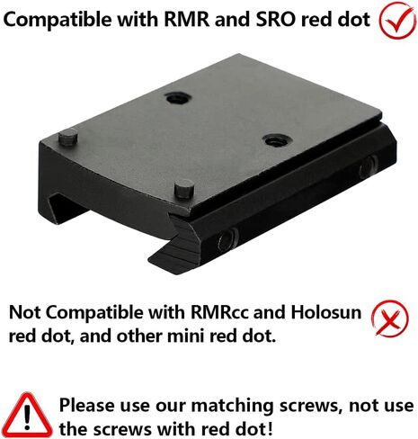 ohhunt Ruggedized Miniature Red Dot Reflex Low Picatinny Mount for RMR and SRO in Saudi Arabia