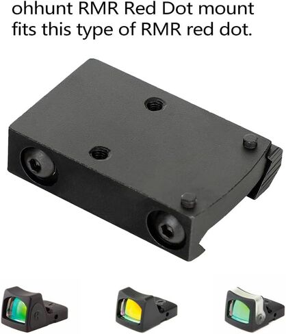 ohhunt Ruggedized Miniature Red Dot Reflex Low Picatinny Mount for RMR and SRO in Saudi Arabia