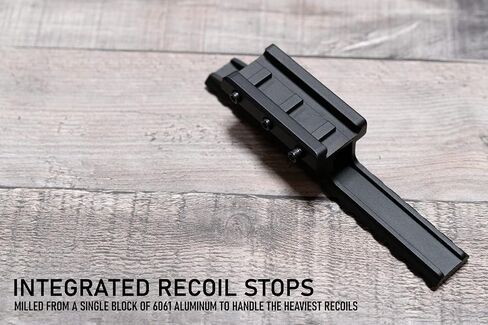 Monstrum Shrapnel Offset Picatinny Riser Mount with Recoil Stop Base | 14 Slot 5 inch | High Profile in Saudi Arabia