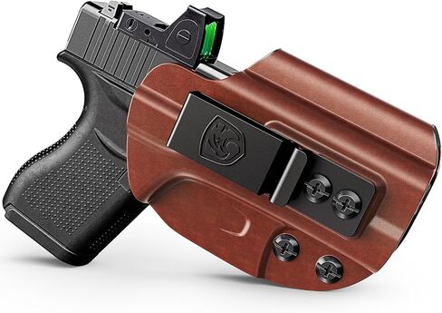 حافظة IWB متوافقة مع Glock 43، 43X، 43X MOS - حافظة حمل مخفية مع مخلب مخفي مثالية للملحق داخل حزام الخصر in Kuwait