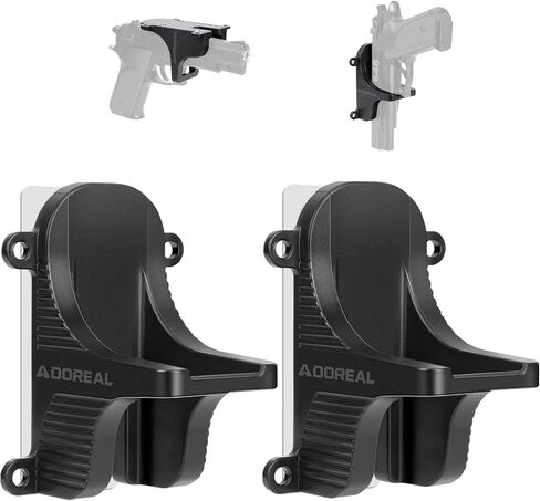 Magnetic Gun Mount, Hole Free Gun Holster for Vehicle Home or Office, Side Magazine Magnetic Suction Concealed Gun Magnet for Pistol in Wall, Desk in Saudi Arabia