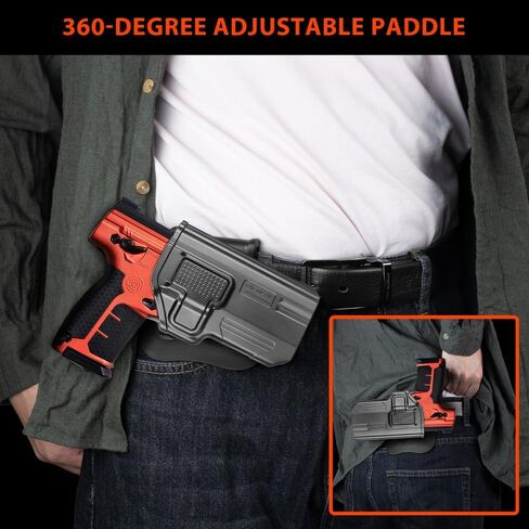 Tactical Scorpion Gear Polymer Paddle Level II Holster for All Byrna Launchers Fits: Byrna SD, LE and XL in Saudi Arabia