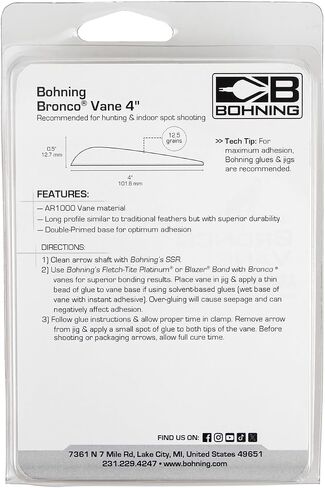 Bohning 10501WH4 ريشة القاتل 4 "الأبيض 36Pk in Kuwait