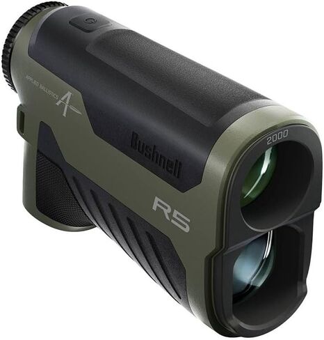 Bushnell R5 2000 AB Laser Rangefinder for Hunting and Shooting, 6x25mm, Bluetooth Connectivity, Applied Ballistics Ultralite, HD Optical System, IPX4 Waterproof, Includes Vault Lite Pouch in Saudi Arabia