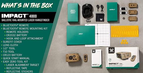 Vortex Optics Impact 4000 محدد المدى بالليزر المثبت على السكك الحديدية in Kuwait