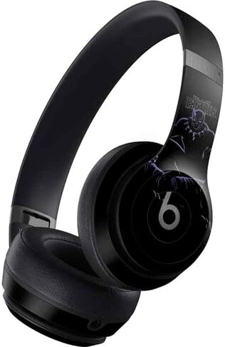 Skinit Decal Audio Skin Compatible with Beats Solo 4 Wireless Headphones - Officially Licensed Marvel Black Panther Night Time Watch Design in Saudi Arabia