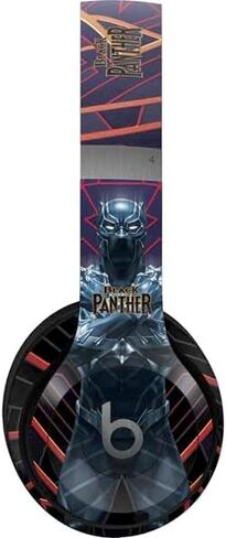 Skinit Decal Audio Skin Compatible with Beats Solo 4 Wireless Headphones - Officially Licensed Marvel Black Panther Night Time Watch Design in Saudi Arabia