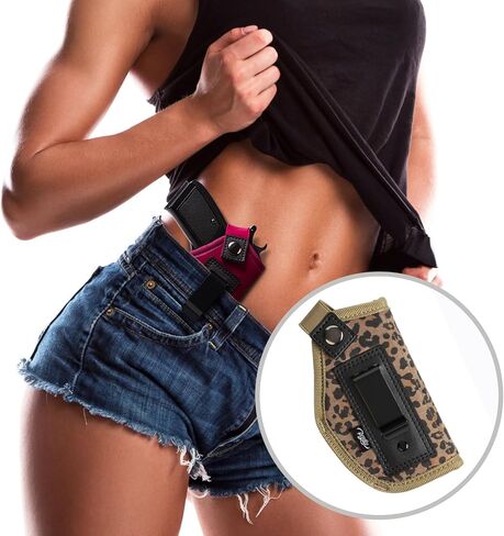 حافظة مسدس للنساء حافظة حمل مخفية للمسدسات حافظة IWB عالمية تناسب Glock 19 26 43 Springfie XD LC9 وجميع المسدسات المماثلة in Kuwait
