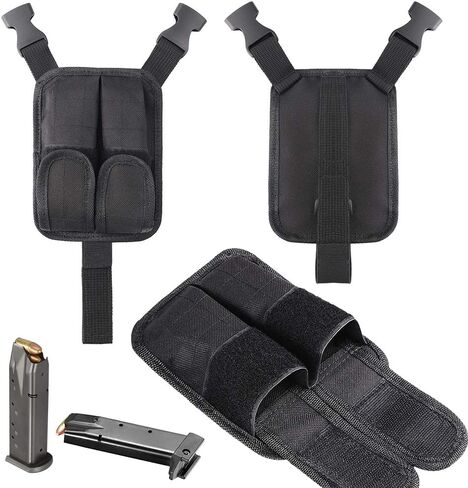Twod Concealed Carry Shoulder Holster Nylon Cross Harness Vertical Shoulder Holster Adjustable for Most Handguns or Pistol in Saudi Arabia