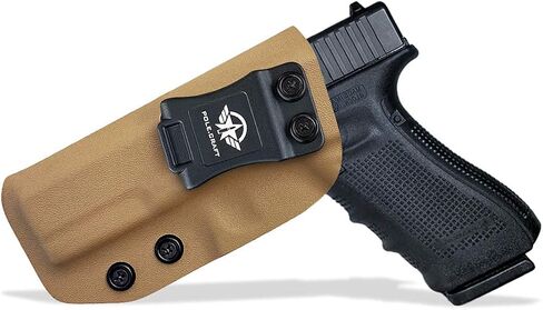 POLE.CRAFT IWB Kydex Holster Fit مخصص: Glock 17 (Gen 1-5) / Glock 22 Glock 31 (Gen 3-4) مسدس - حمل حزام الخصر الداخلي - Adj. عدم القدرة على الاحتفاظ - زر الغطاء المغناطيسي - عدم التآكل - عدم وجود اهتزاز in Kuwait