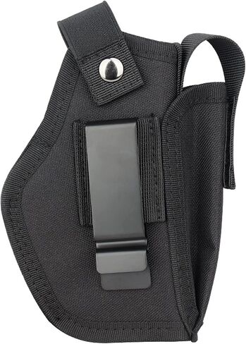 Universal Gun Holster with Mag Pouch for Concealed Carry Inside or Outside The Waistband Pistols Holsters for Right and Left Hand Draw Holster for Men/Women Black in Saudi Arabia