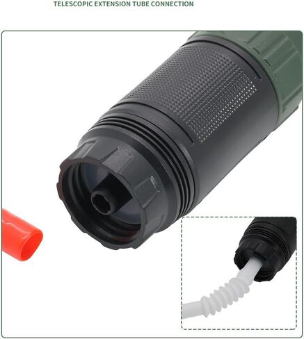 Outdoor Emergency Camping Simple Light Portable Water Filtration Straw Survival Tools with Seal in Saudi Arabia