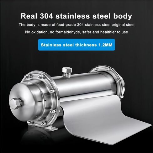 600L-2000L Home Water Filter 304 Stainless Steel PVDF Ultrafiltration Purifier with Washable Cartridge Direct Drinking Wholehouse(600L) in Saudi Arabia