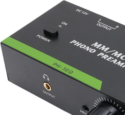 Asixxsix Phono Preamp، مضخم صوت القرص الدوار مع 3 نطاقات تعديل XLR مدخل الإخراج لـ MM MC (قابس أمريكي 100-240 فولت) in Kuwait