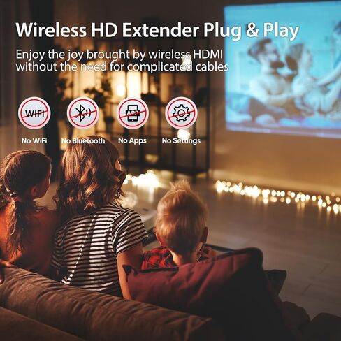 Wireless HDMI Transmitter and 4 Receivers 500 FT/150M + Wireless HDMI Transmitter and Receiver 328FT/100M in Saudi Arabia