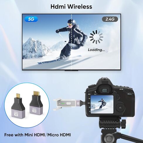 Wireless HDMI Transmitter and 2 Receivers 500 FT/150M + Wireless HDMI Transmitter and Receiver 328FT/100M in Saudi Arabia