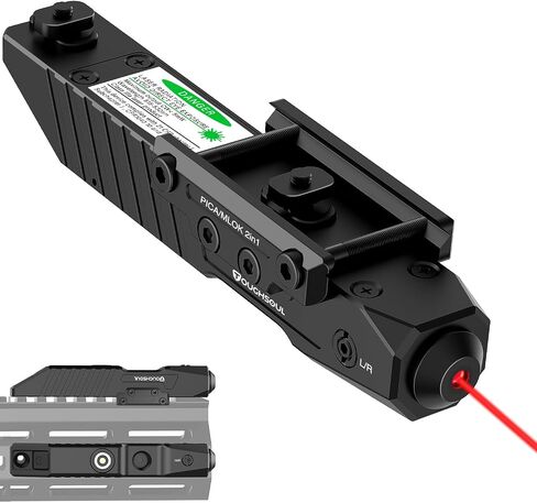 TOUGHSOUL Rifle Green/Blue/Red Laser Sight Compatible with M-Lok/Picatinny Rail, Rechargeable Low-Profile Tactical Rifle Laser Sight with Strobe Function in Saudi Arabia