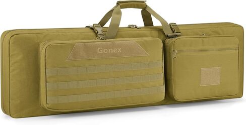 Gonex Double Rifle Case Soft Bag 36"/42'', Tactical Long Gun Backpack with Lockable YKK Zippers, Multi-Pocket Storage, 3-Way Carry, Durable Outdoor Gear Bag in Saudi Arabia