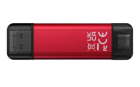 كينجستون 2 تيرابايت ثنائي USB-A/C SSD محمول | ما يصل إلى 1050 ميجابايت/ثانية | يو اس بي 3.2 الجيل الثاني | SPSD/2 تيرابايت in Saudi Arabia