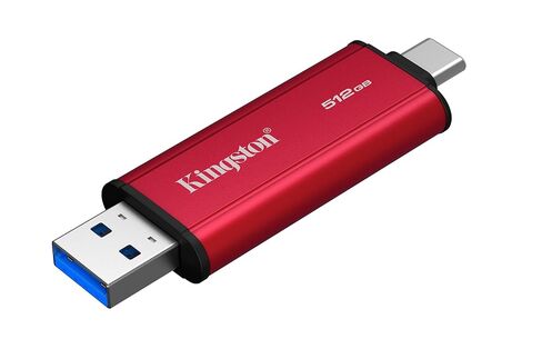 كينجستون 2 تيرابايت ثنائي USB-A/C SSD محمول | ما يصل إلى 1050 ميجابايت/ثانية | يو اس بي 3.2 الجيل الثاني | SPSD/2 تيرابايت in Saudi Arabia