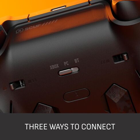 وحدة تحكم Xbox اللاسلكية للأداء SCUF VALOR PRO - مجاديف خلفية قابلة للتخصيص، مشغلات فورية، عصا إبهام TMR للقدرة على التحمل، عناصر تحكم في الصوت، Xbox Series X|S، Xbox One، Windows PC - أسود in Kuwait