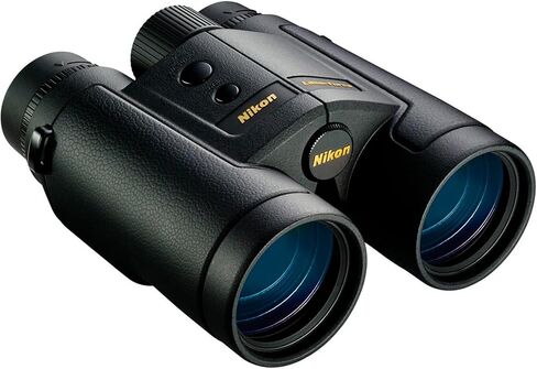 منظار Nikon LaserForce 10x42 Rangefinder - نطاق 10-1900 ياردة مقاوم للماء ومضاد للضباب وقياس المسافة الدقيقة مناظير الصيد - عدسات متعددة المغلفة بالكامل، شاشة ساطعة - حامل ثلاثي القوائم قابل للتكيف in Kuwait