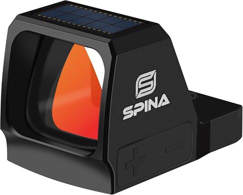 SPINA OPTICS Scorner Pro 1x22x25 تكتيكي 3 MOA نقطة حمراء شمسية للمسدسات، مقاومة للماء IPX7، مصنوعة من الألومنيوم 7075، مع 10 إعدادات سطوع in Kuwait