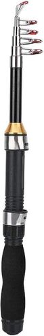 Ultrashort Fishing Rod, Telescopic Spincast Rod, Ice Fishing Pole, Travel Pocket Rod for Ice Fly Fishing Sea Saltwater Freshwater(1.7m) in Saudi Arabia